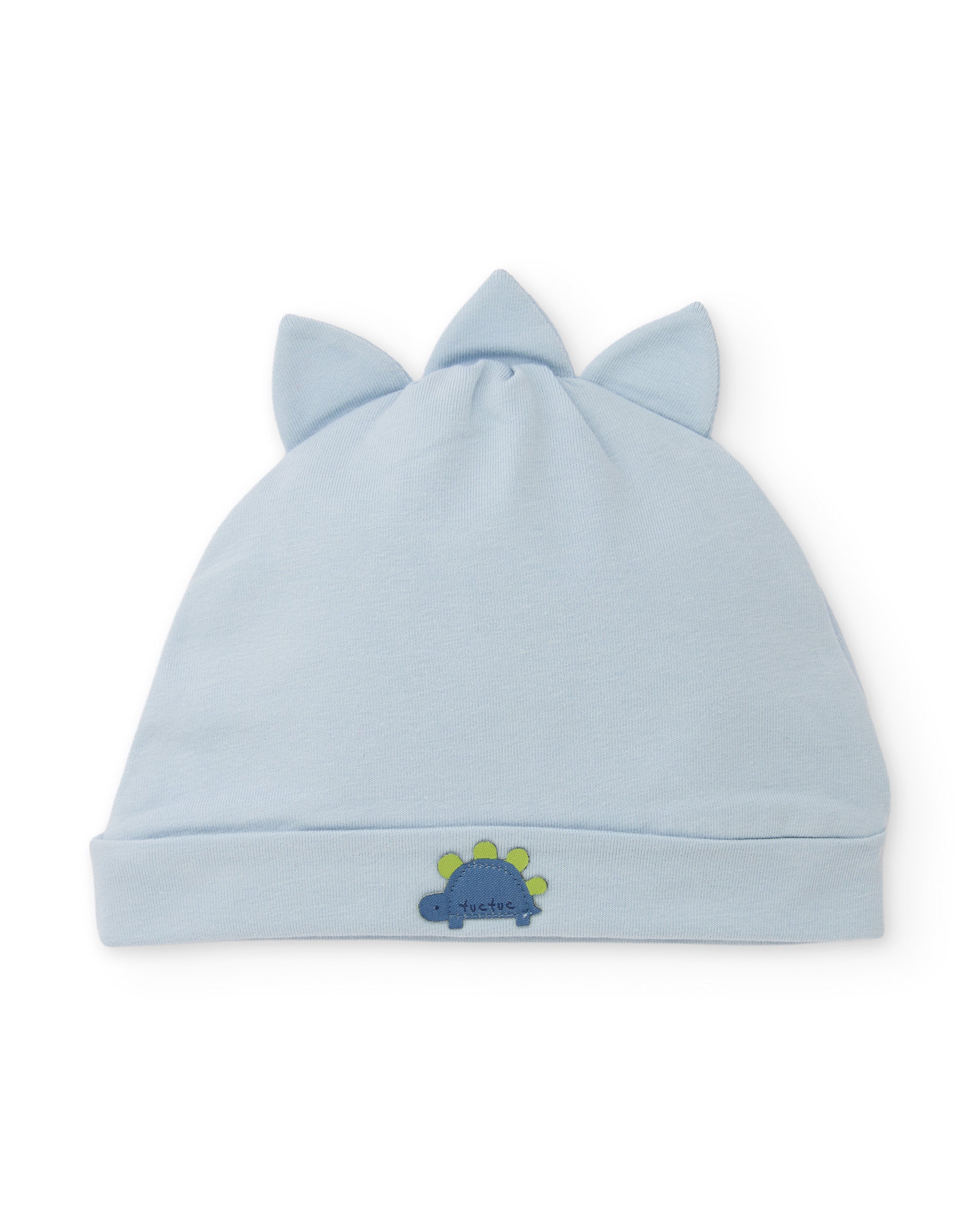 Tuc Tuc cappellino neonato azzurro dinosauro in cotone