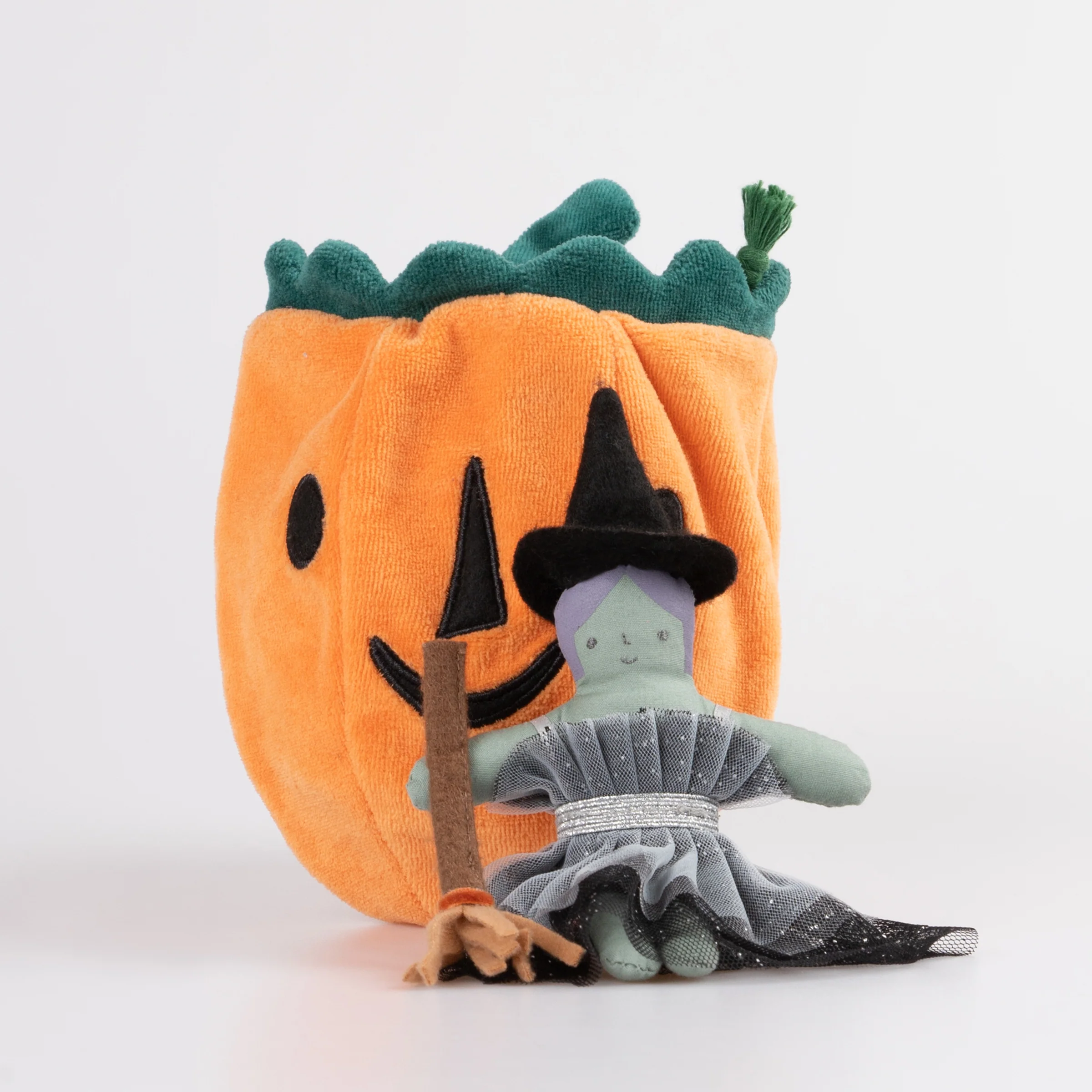 Meri Meri Pumpkin Doll streghetta con zucca velluto