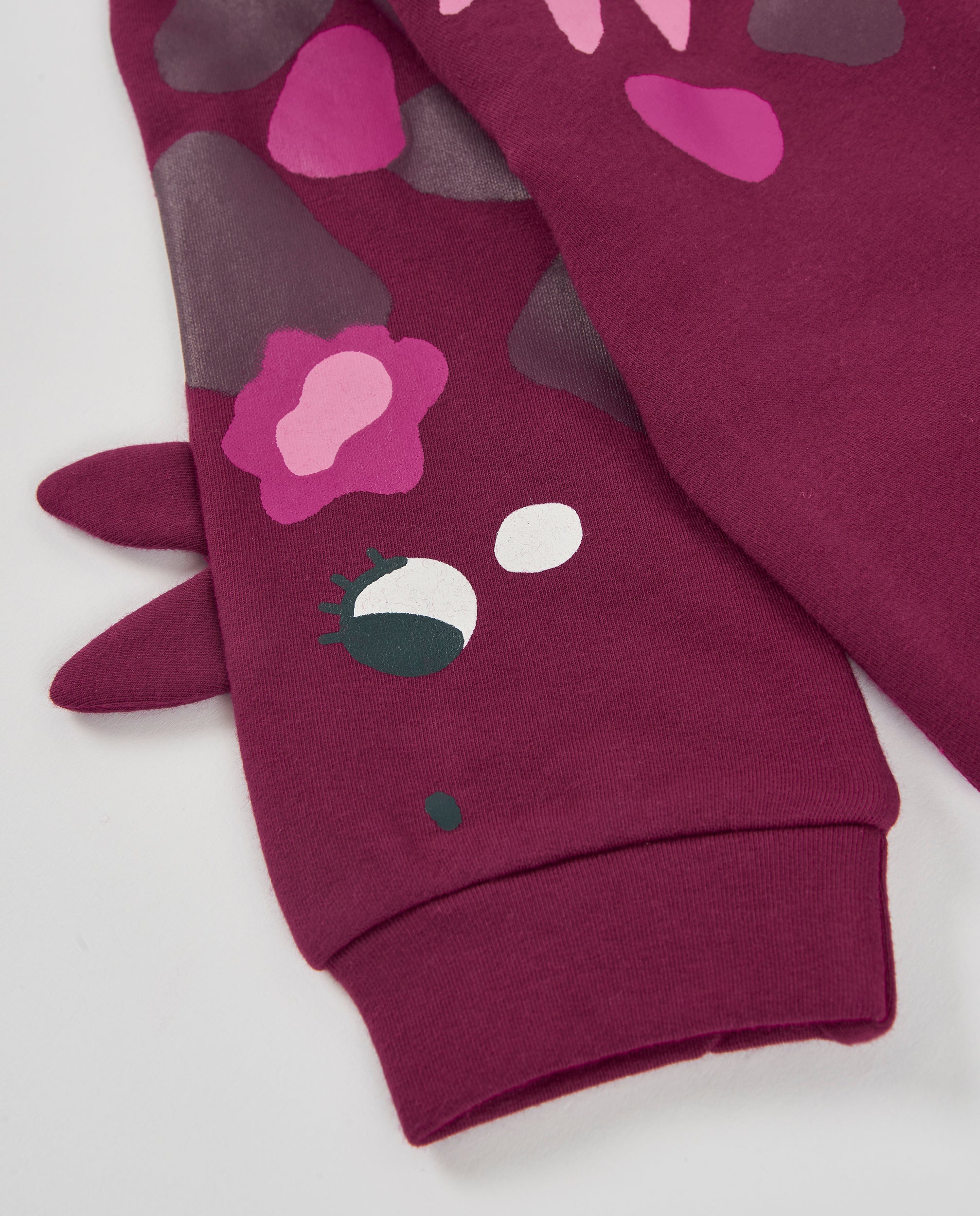 Tuc Tuc Geo-Logic giacca bambina bordeaux pile bottoni