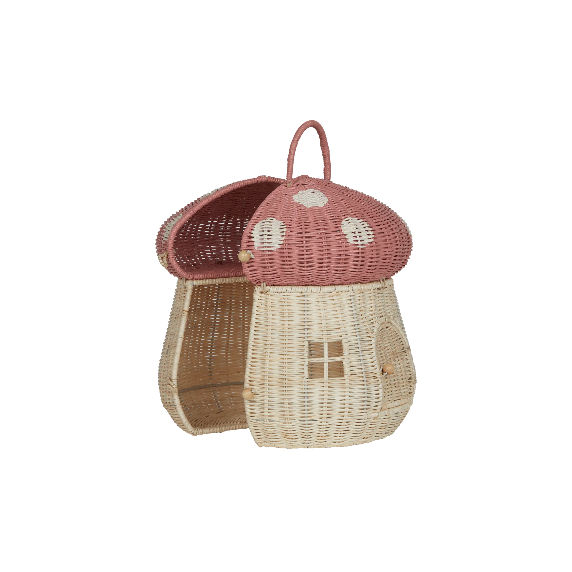 OlliElla Fungo casetta bambole musk in rattan
