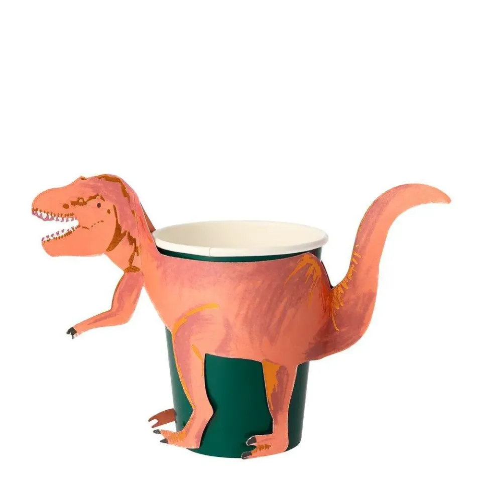 Meri Meri Rex Party bicchieri carta 8 pz 256 ml