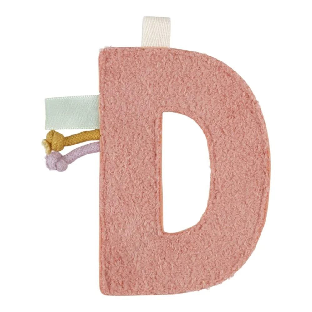 Little Dutch Lettera D elemento ghirlanda in stoffa