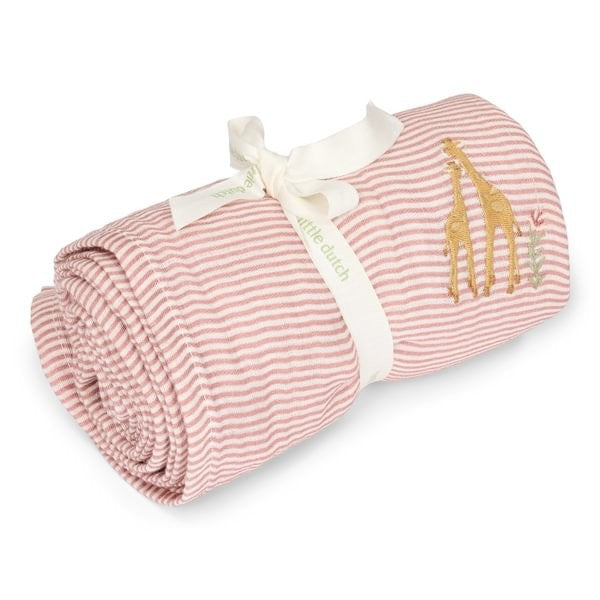 Little Dutch Safari Friends set regalo neonata rosa cotone
