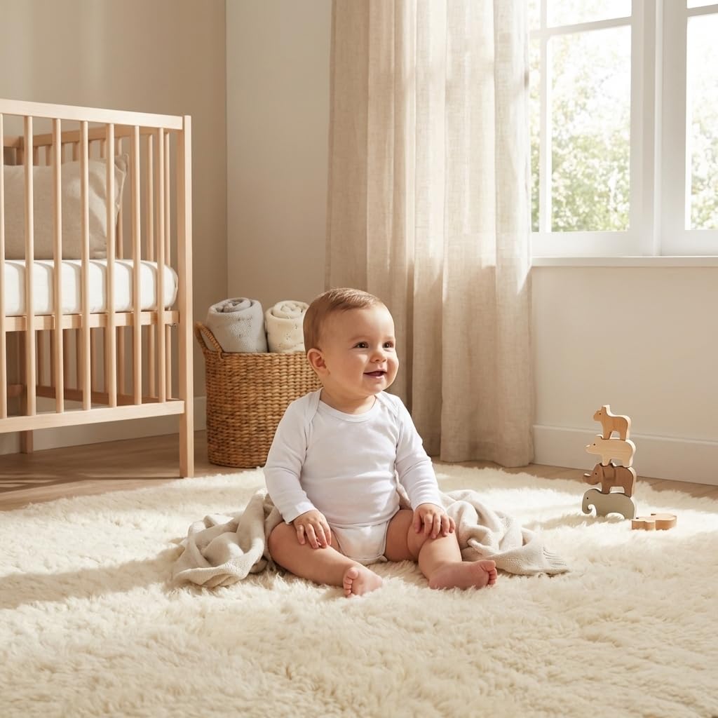 Babidu body maniche lunghe cotone 12 mesi collo americano