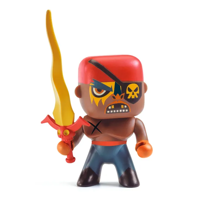 Djeco Arty Toys Pirata Biglos Figura Vinile