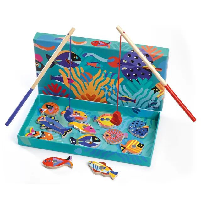 Djeco Fishing Graphic gioco pesca magnetica 2 anni