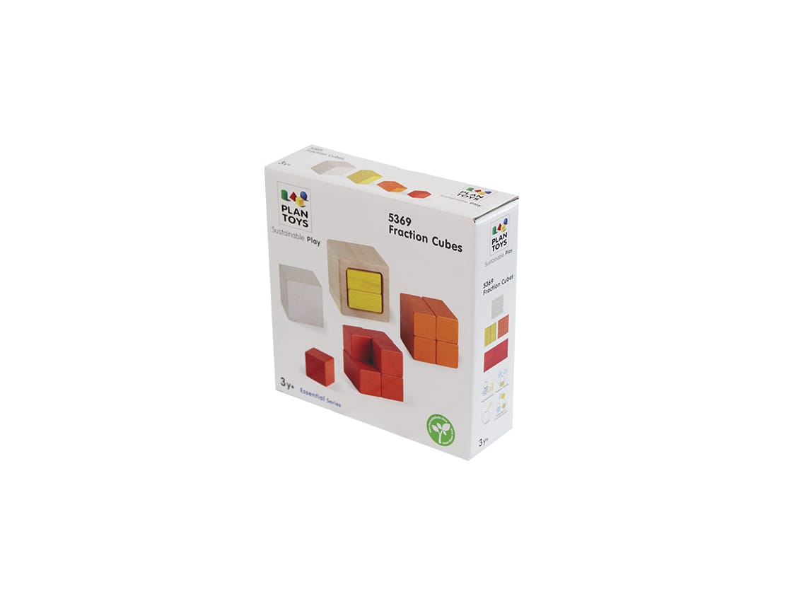 Plan Toys Fraction Cubes gioco frazioni legno