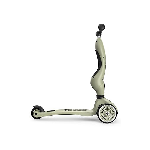 Scoot and Ride Highwaykick 1 monopattino cavalcabile Olive 1-5 anni