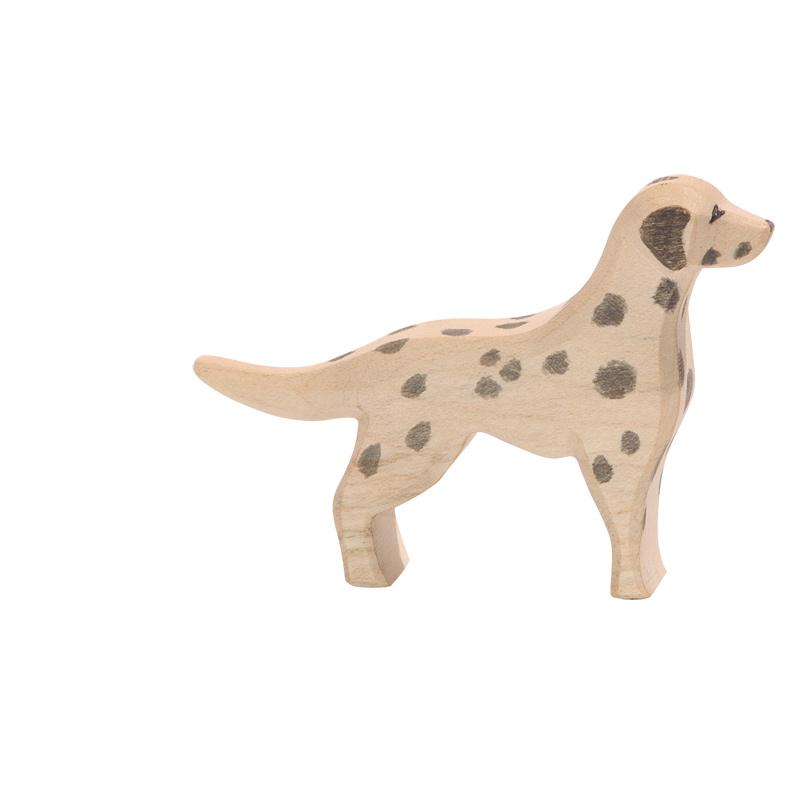 Ostheimer cane Dalmata figura in legno 6 cm atossica