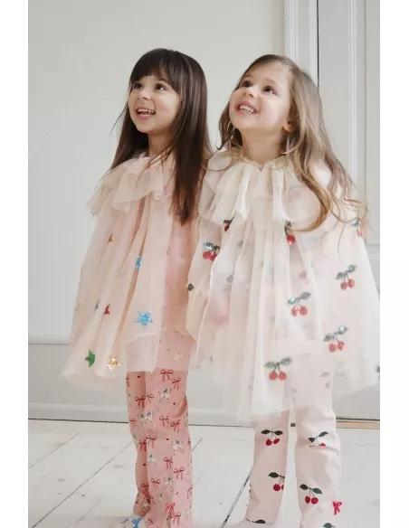 Konges Sløjd Glitter Fairy mantella costume 3-6 anni tulle