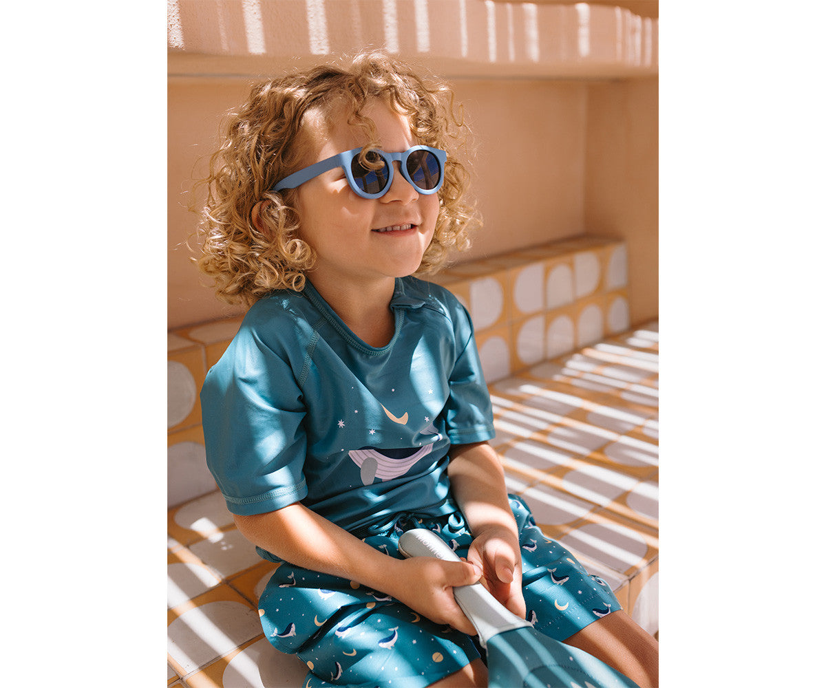 Monnëka occhiali sole bambino blu 1-3 anni UV400