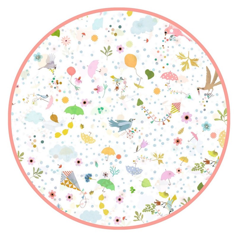 Djeco Lightness Mantellina Antipioggia Bambino 5-7 Anni