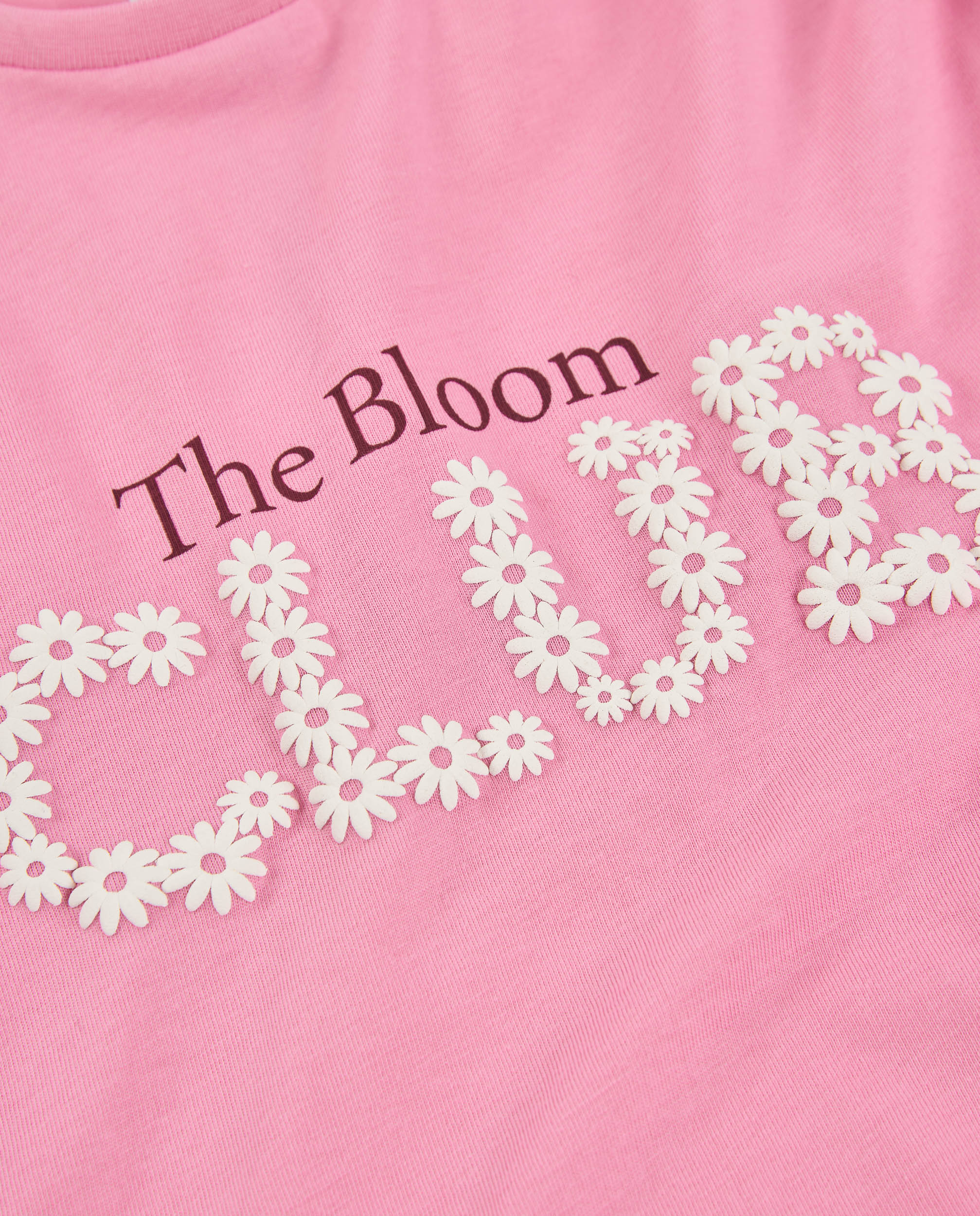 Tuc Tuc maglia bambina rosa ricamo fiori manica lunga