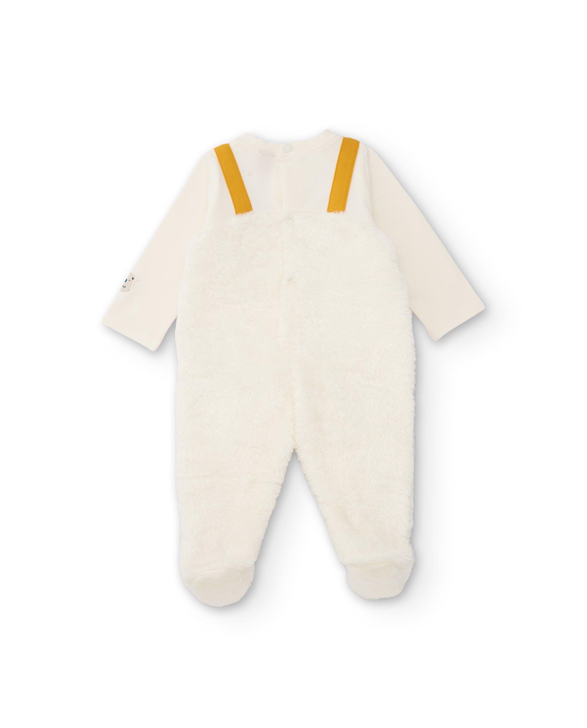 Tuc Tuc pagliaccetto neonato peluche orso ecrù