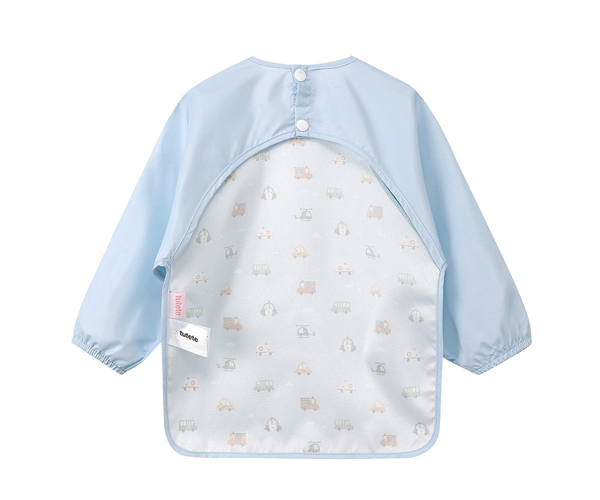 Babyhood bavaglino maniche lunghe auto blu idrorepellente
