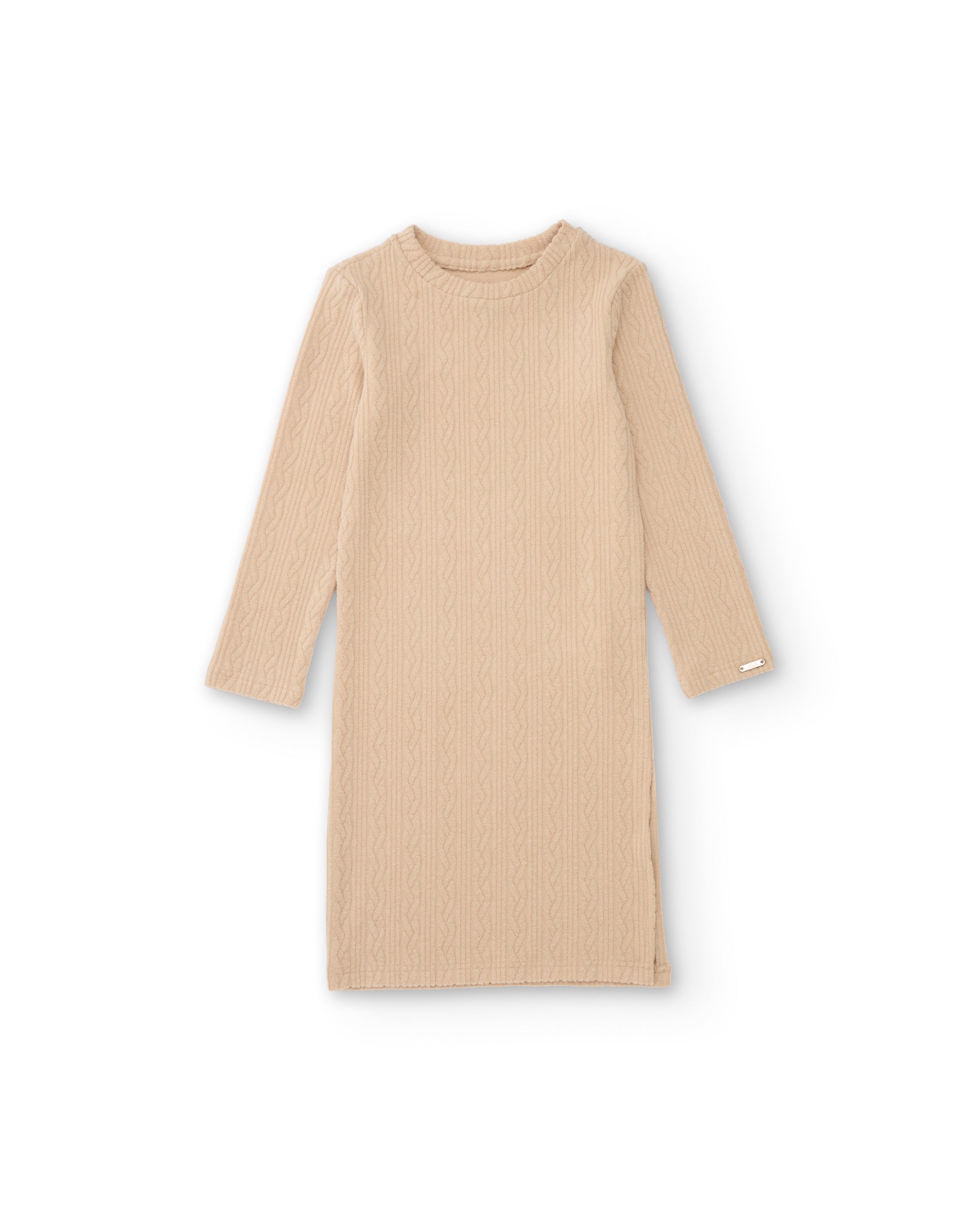 Tuc tuc Lake House vestito bambina maglina beige manica lunga