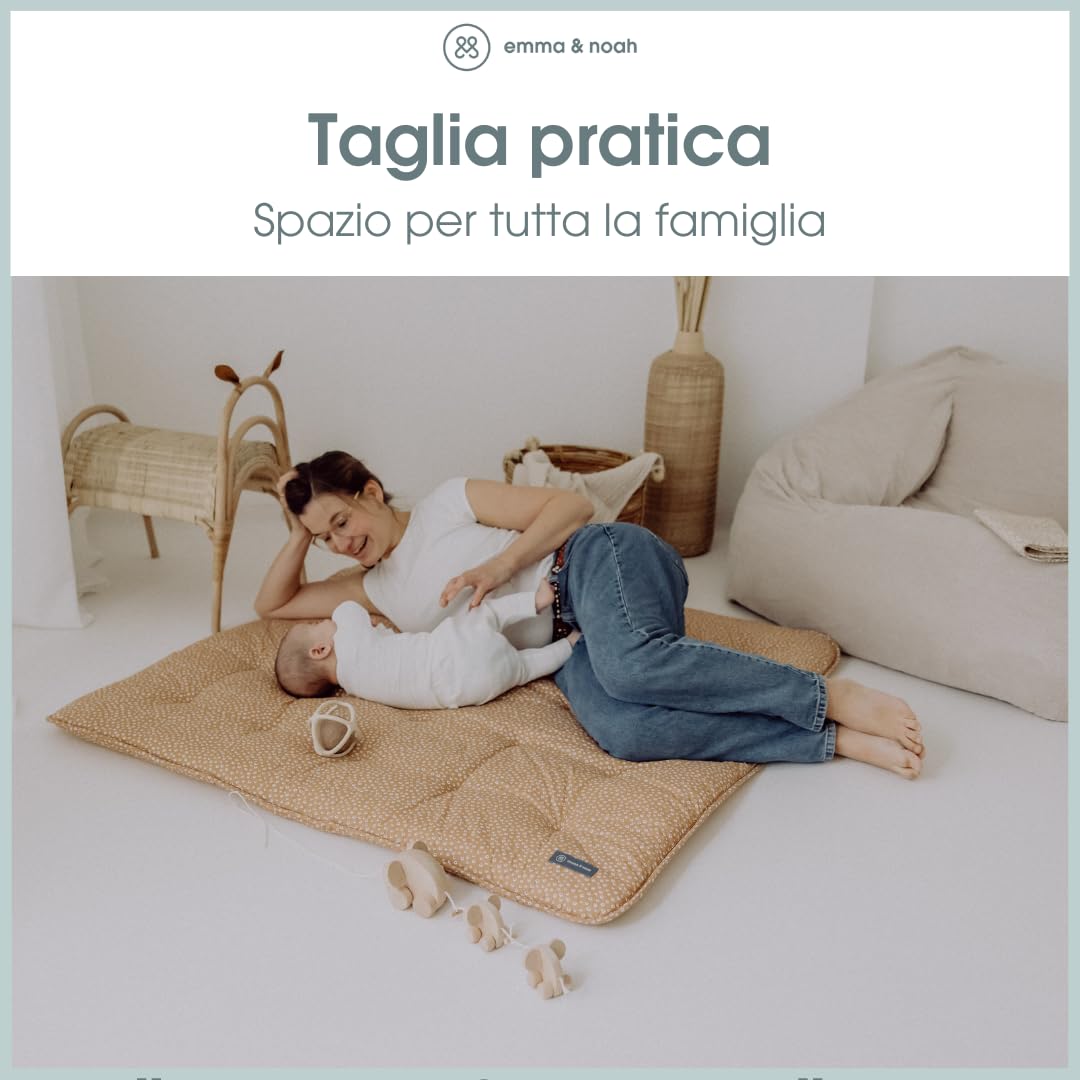 emma & noah Coperta Gattonare 120x120 Fiore Salvia Imbottita