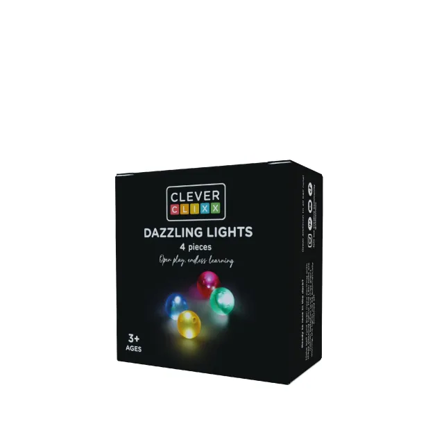 Cleverclixx Dazzling Lights palline luminose 4 pezzi