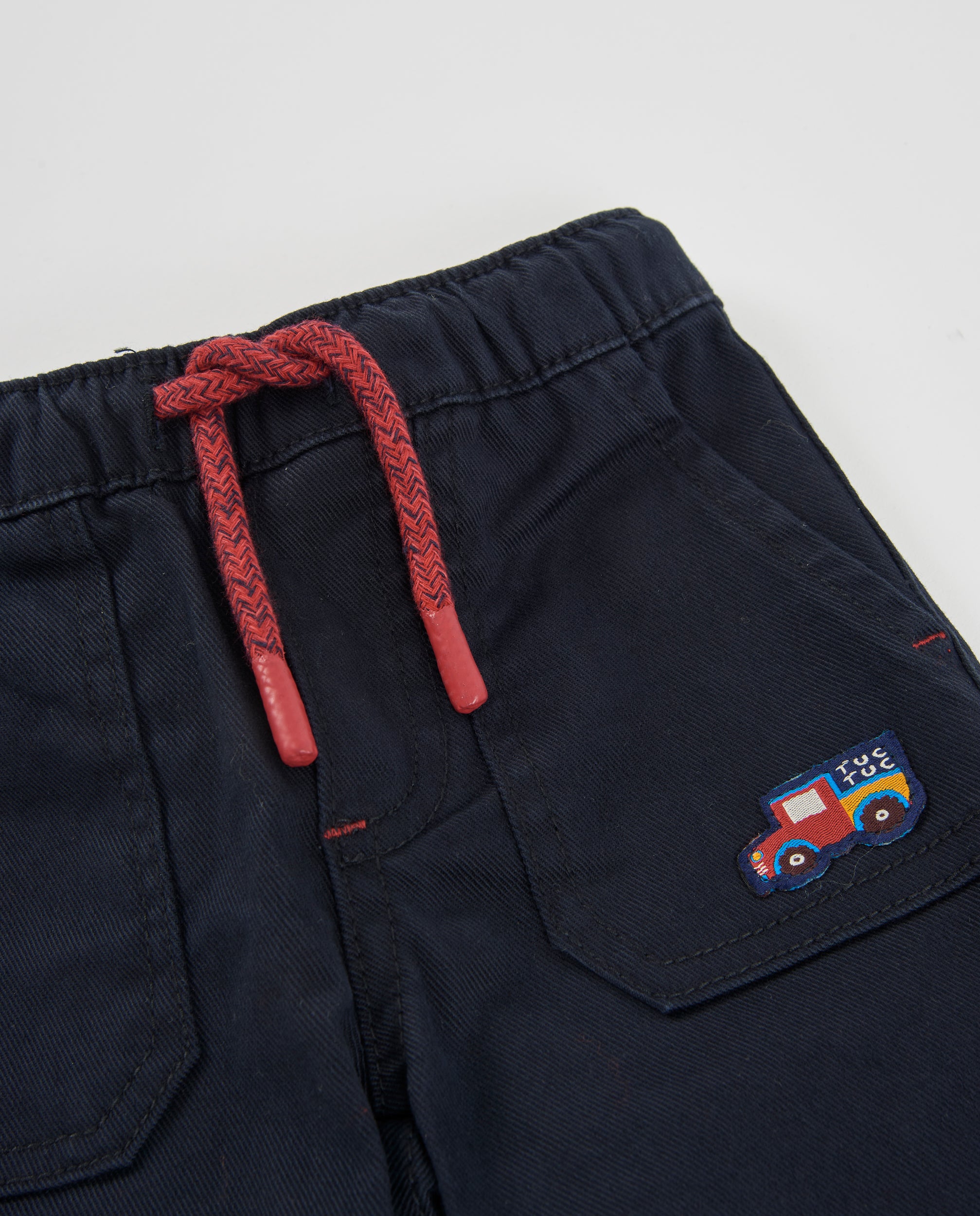 Tuc Tuc jeans bambino blu ricamo auto elastico