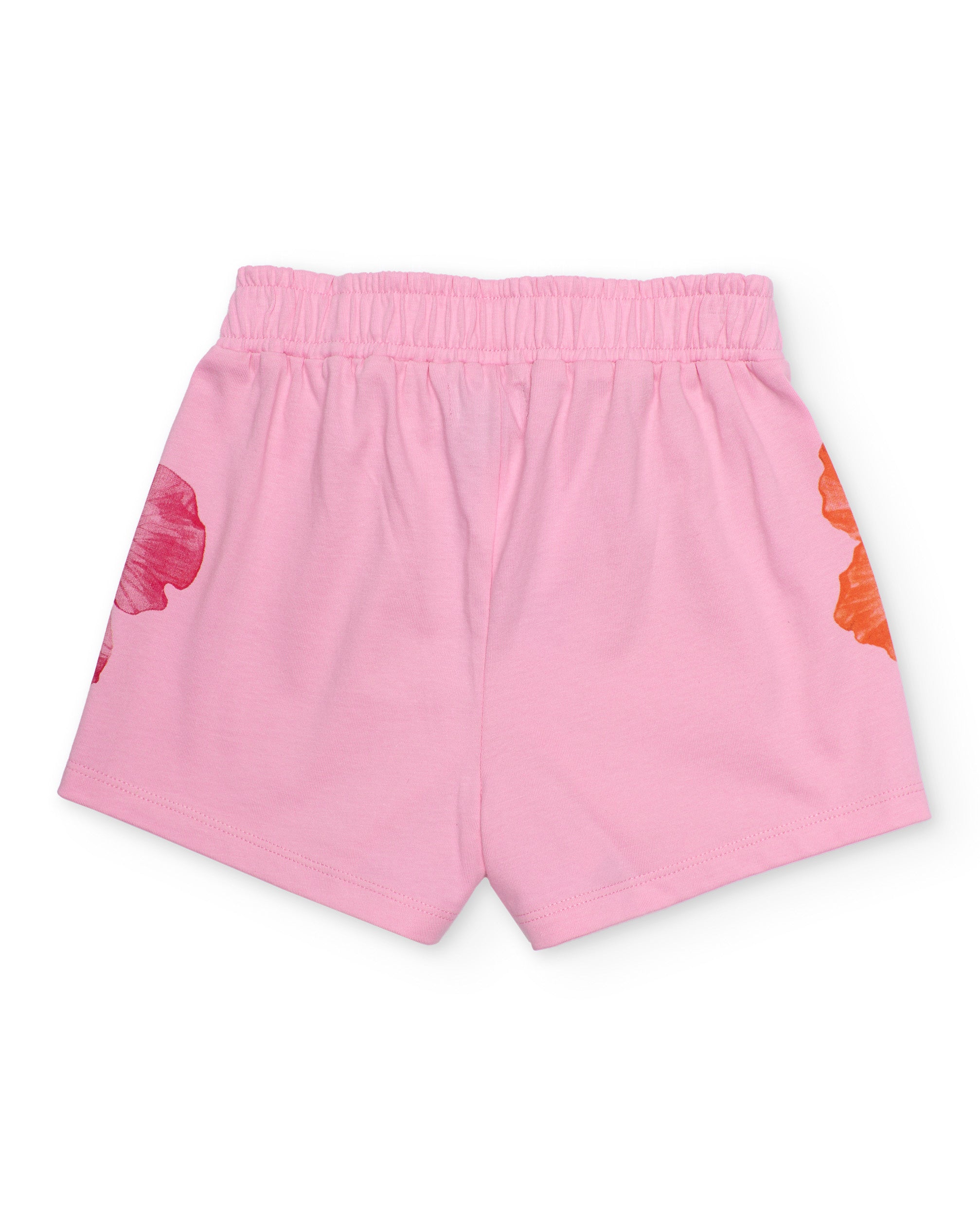 Tuc Tuc Shorts Bambina Rosa Ibisco Cotone con Coulisse