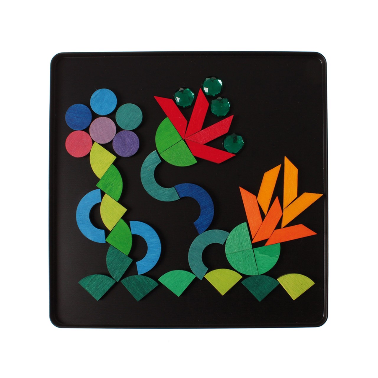 Grimm's Geometrie con Gemme puzzle magnetico legno