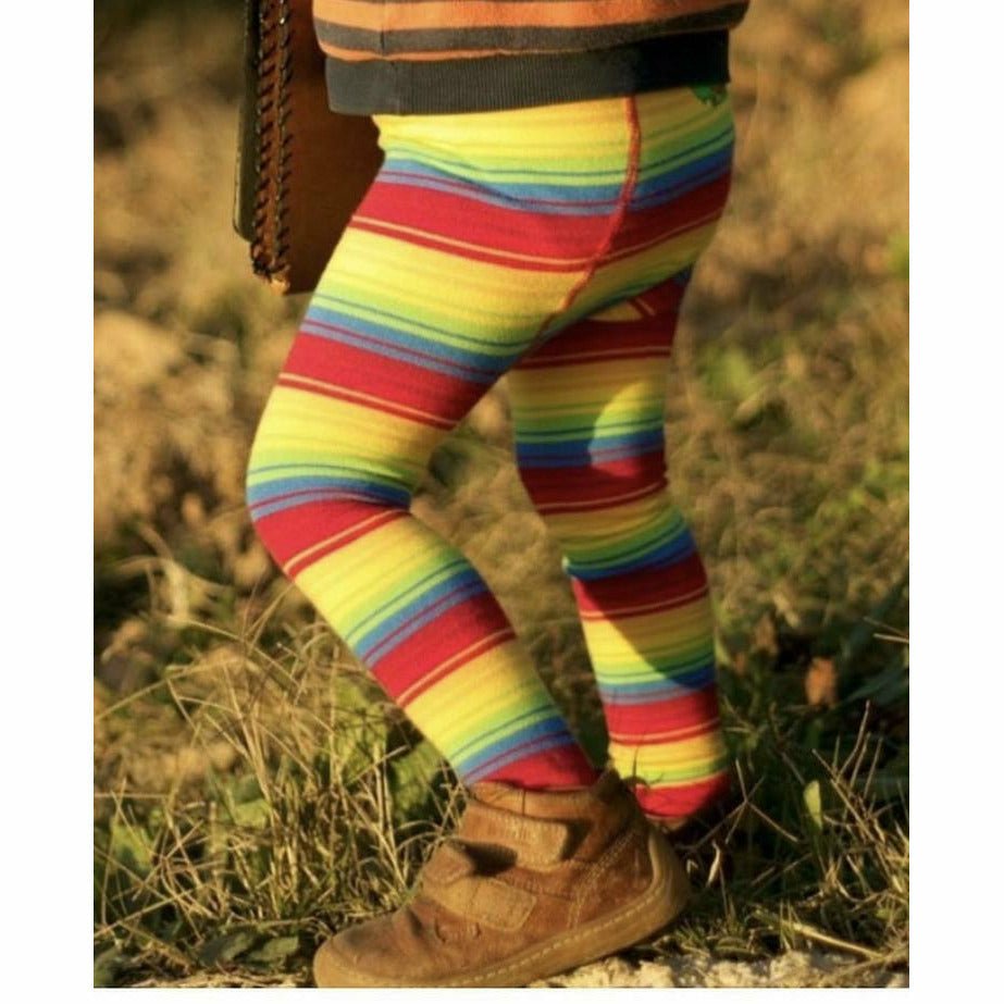 Slugs & Snails Rainbow leggings bimba arcobaleno cotone bio