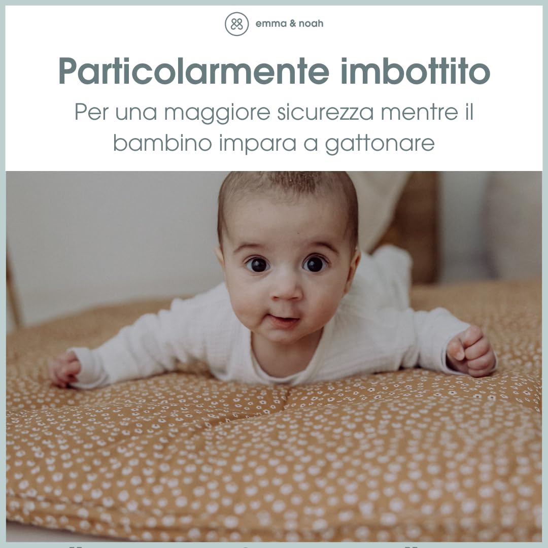 emma & noah Coperta Gattonare 120x120 Fiore Salvia Imbottita