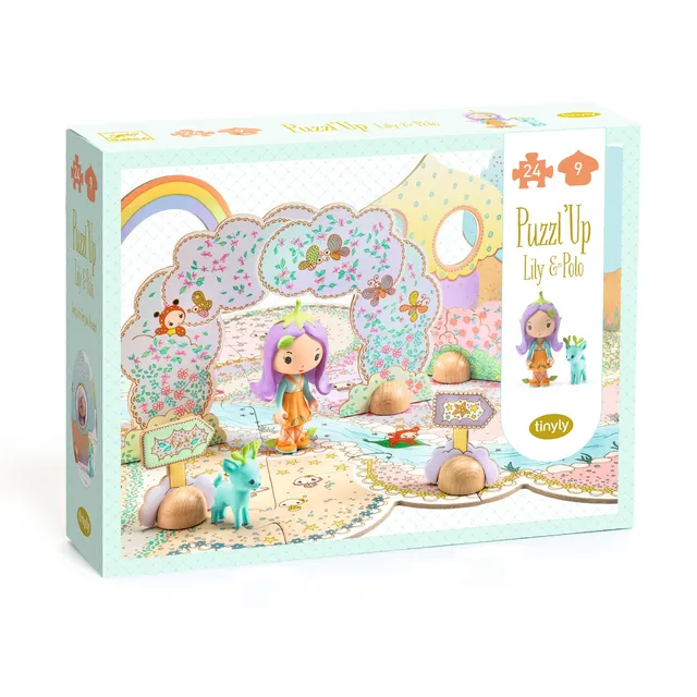 Djeco Puzzl'Up Mini mondo Lily & Polo puzzle 24 pezzi
