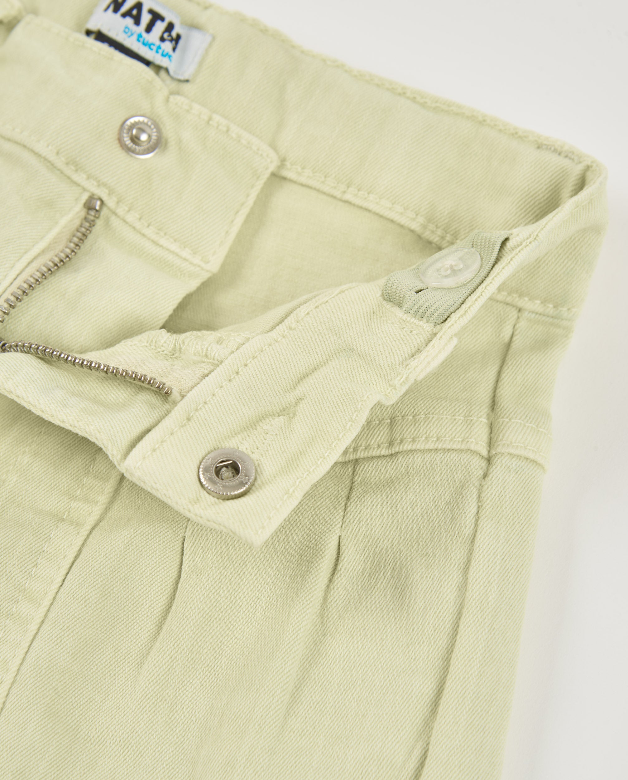 Tuc Tuc Shorts Bambina Verde con Pinces