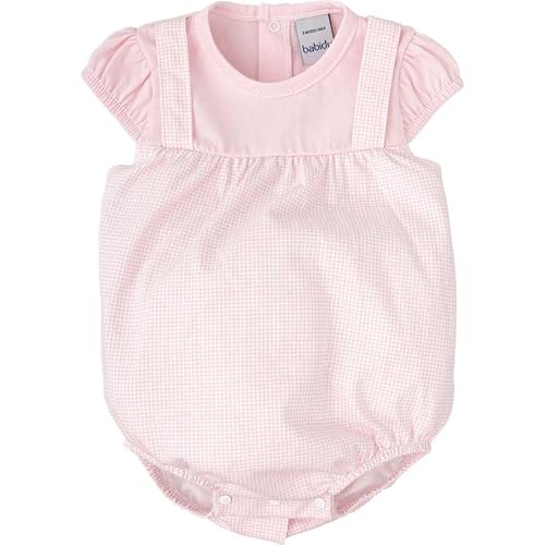 Babidu Salopette Vichy Rosa set 2 anni cotone
