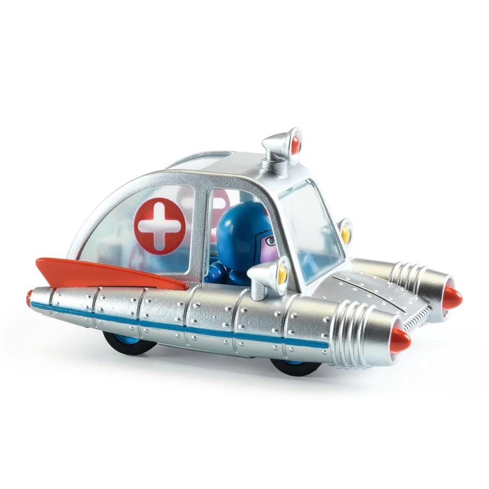 Djeco Crazy Motors Space Ambulance macchinina metallo