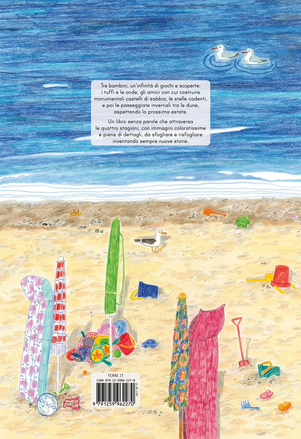 Terre di Mezzo I giorni del mare libro senza parole 48 pagine