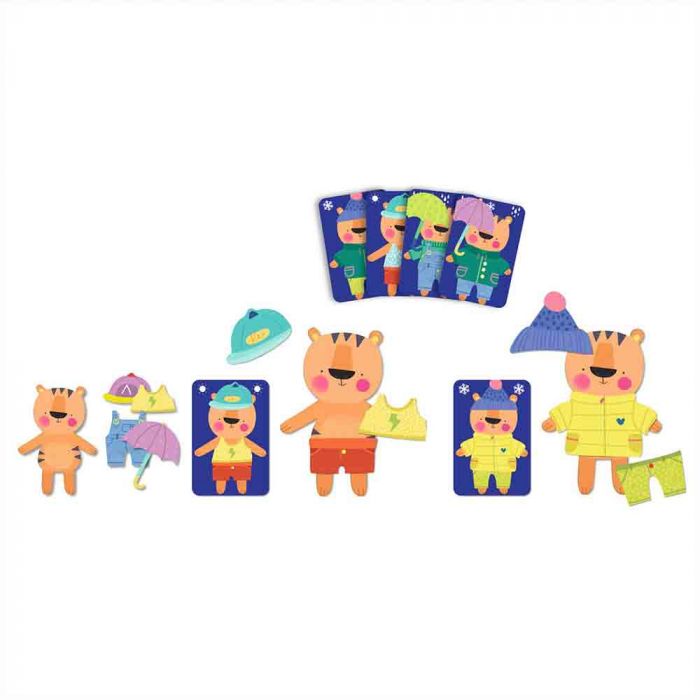 Djeco Rapido Meteo gioco memoria vestire Theo 3-6 anni