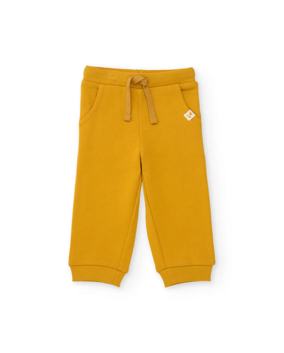 Tuc Tuc Romantic City pantaloni tuta bambina senape felpa
