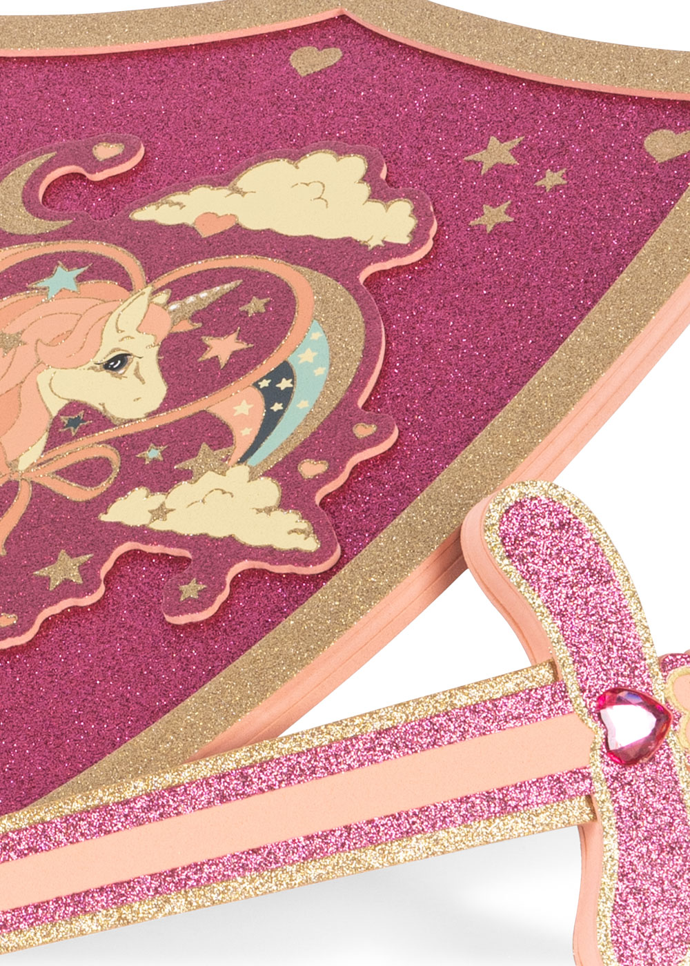 Konges Slojd Unicorn Pink set scudo e spada morbido