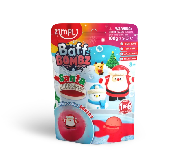 Zimpli Kids Baff Bombz Santa Surprise bomba bagno