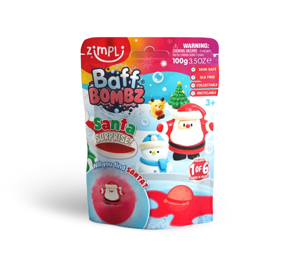 Zimpli Kids Baff Bombz Santa Surprise bomba bagno