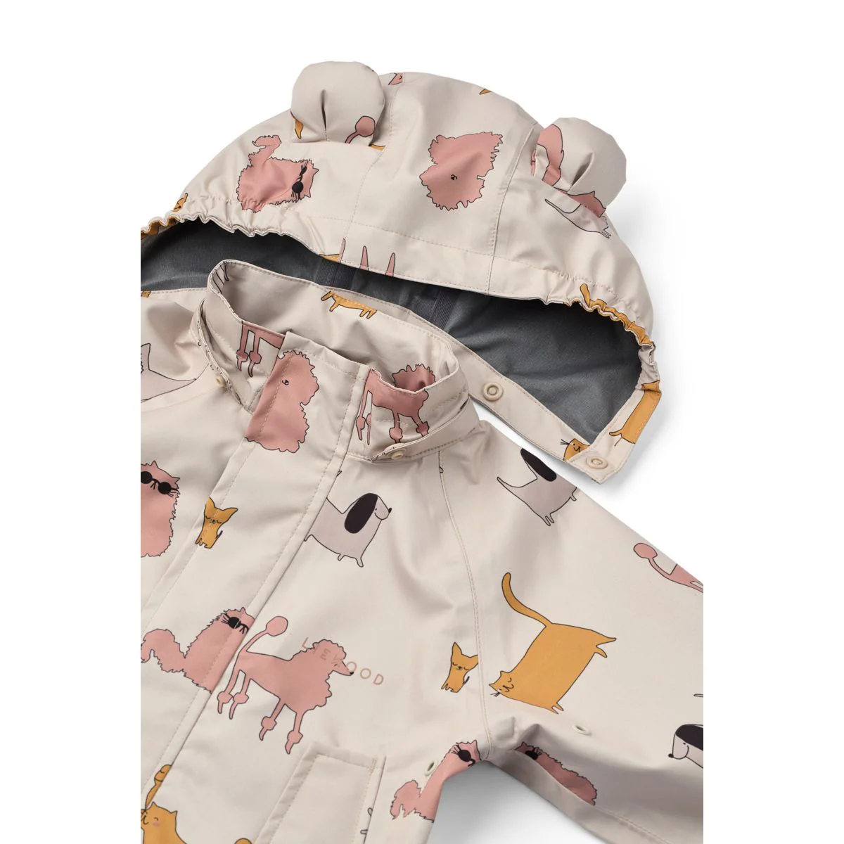 Liewood Cats and Dogs completo antipioggia 1-4 anni impermeabile