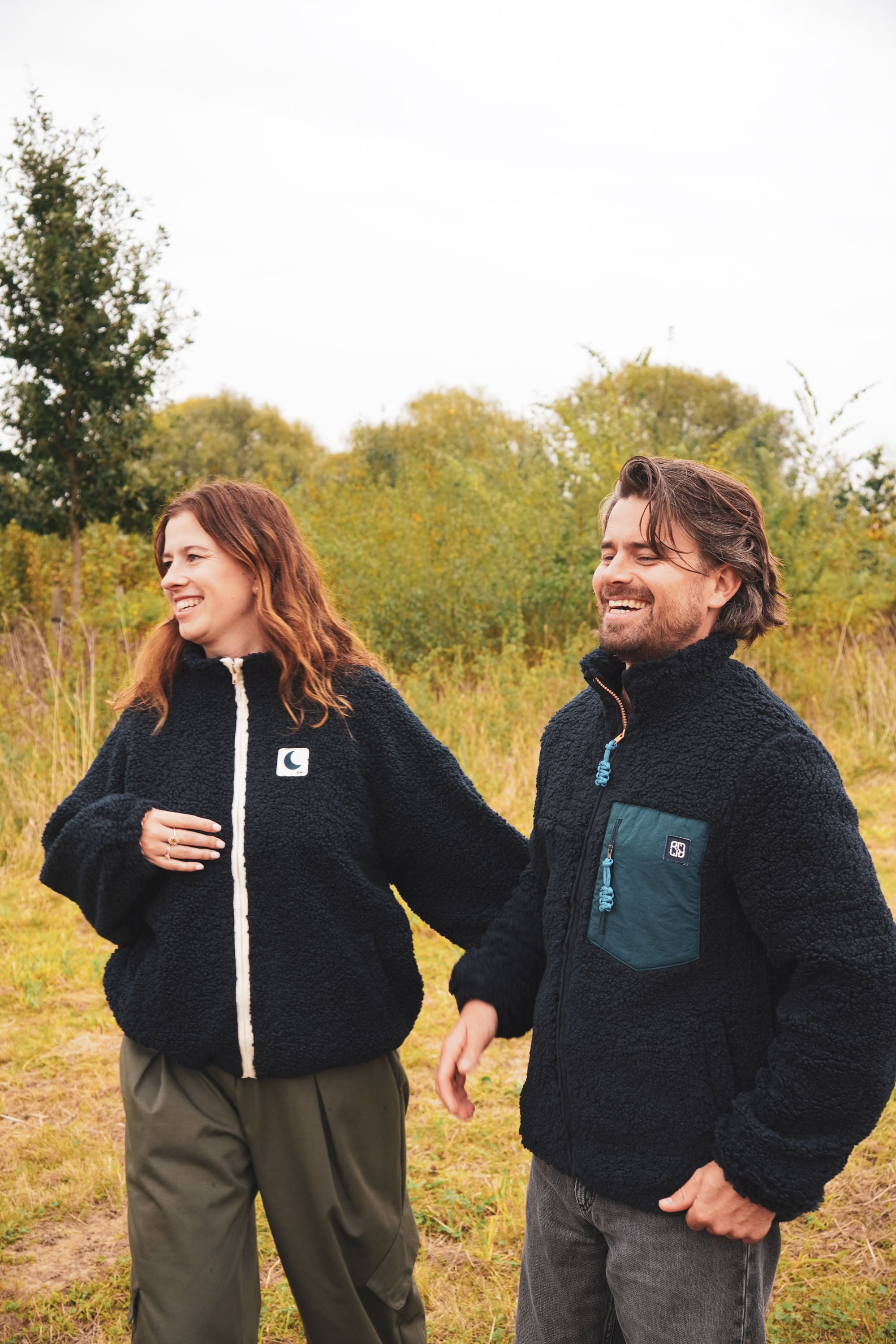 Ella and Rapha Teddy giacca donna navy taglia unica