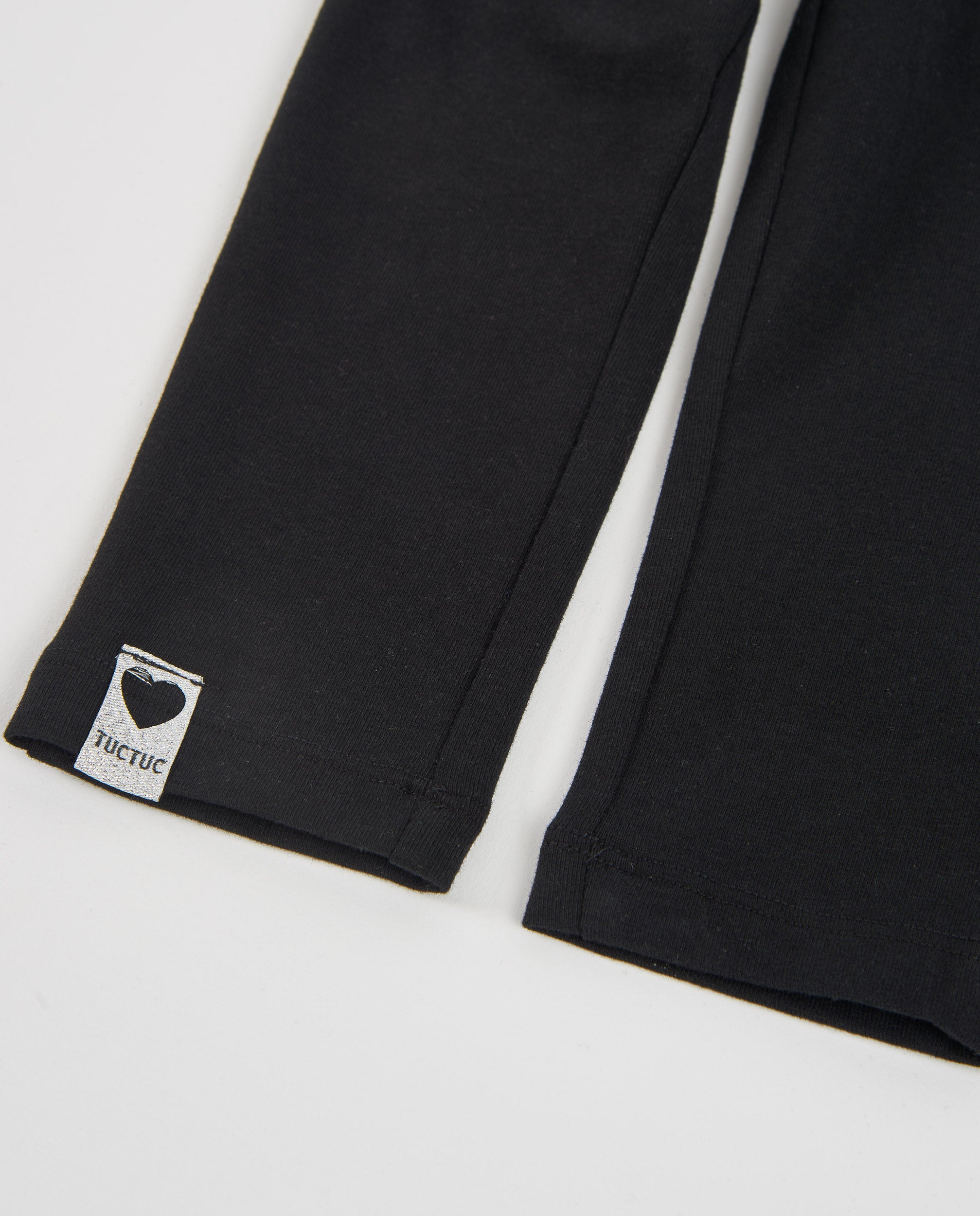Tuc Tuc leggings bambina nero vita elastica