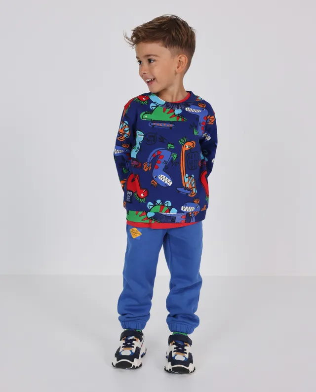 Tuc Tuc Dino Roll felpa bambino dinosauro blu