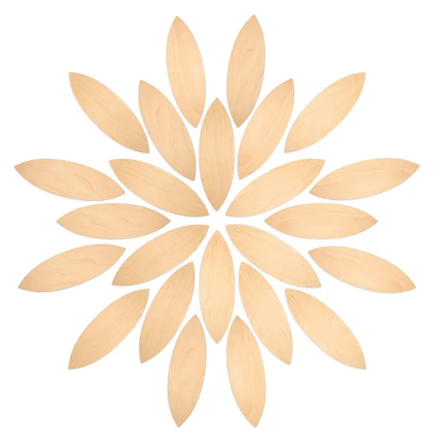 Grapat Petals Platform set 24 petali legno gioco libero