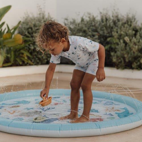 Little Dutch Ocean Blue tappeto spruzzi acqua 150 cm