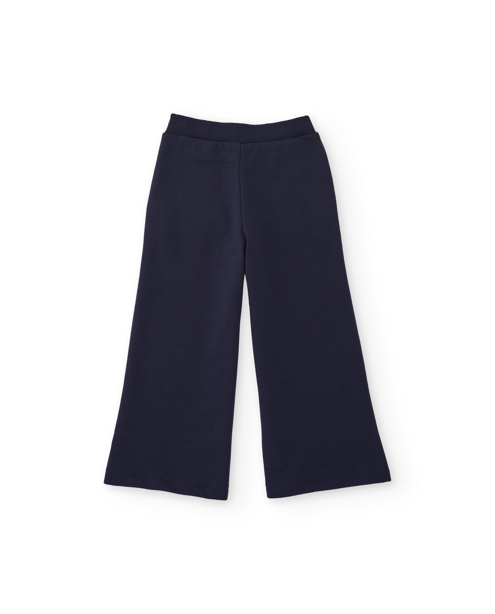 Tuc Tuc pantaloni bambina felpa blu navy vita alta