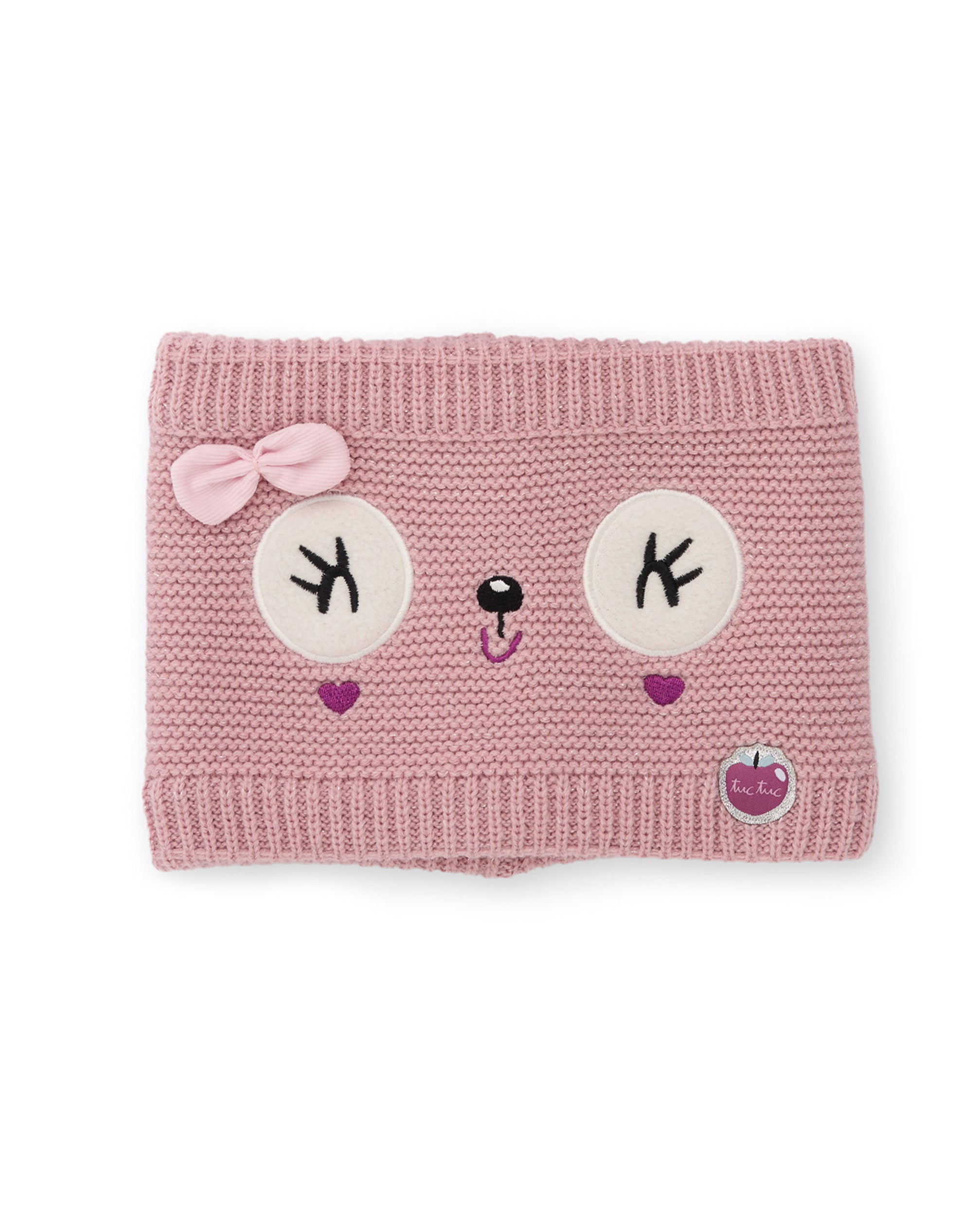 Tuc Tuc NY Fun scaldacollo bambina rosa panda