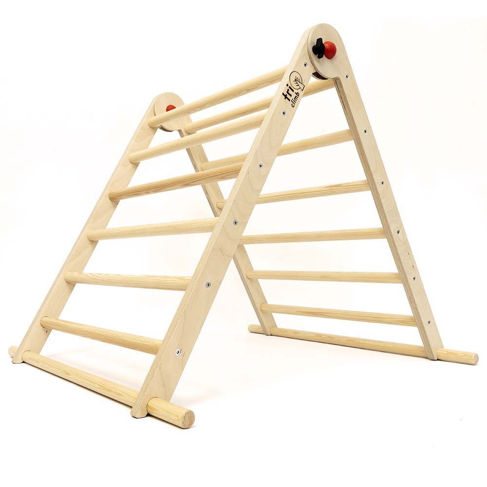 Triclimb Triangolo Pikler legno naturale richiudibile