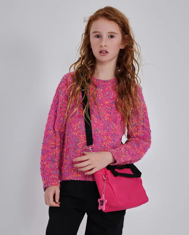 Tuc Tuc maglione bambina fuxia multicolore