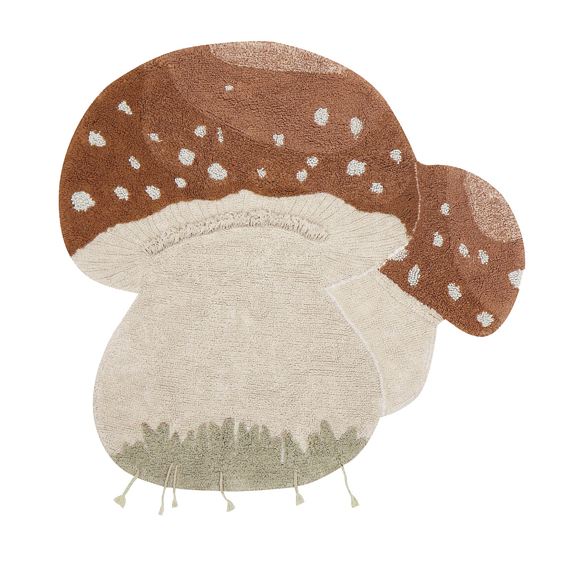Lorena Canals Boletus tappeto fungo 120x120 cm cotone