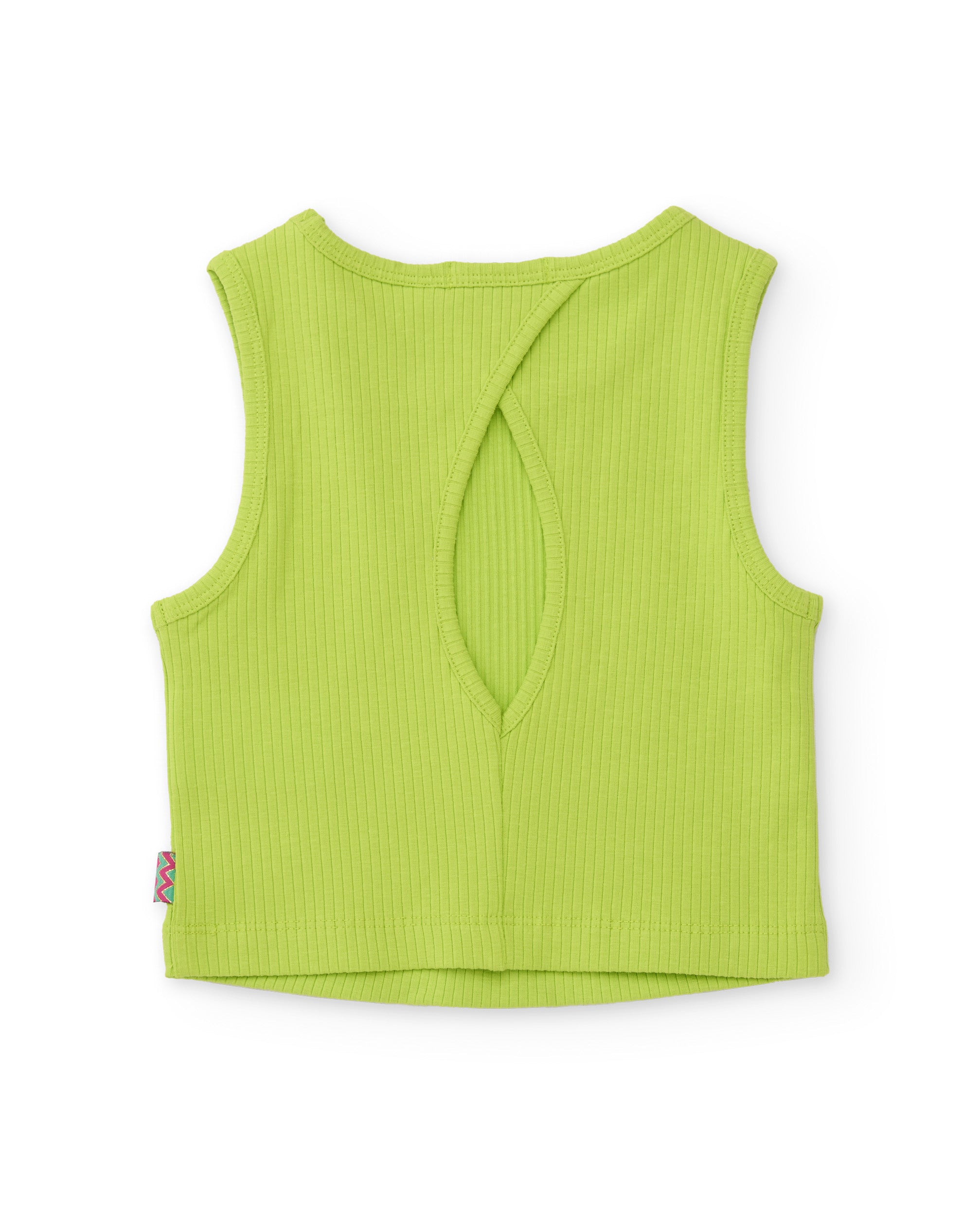 Tuc Tuc Top Bambina Verde Lime Canotta Costina