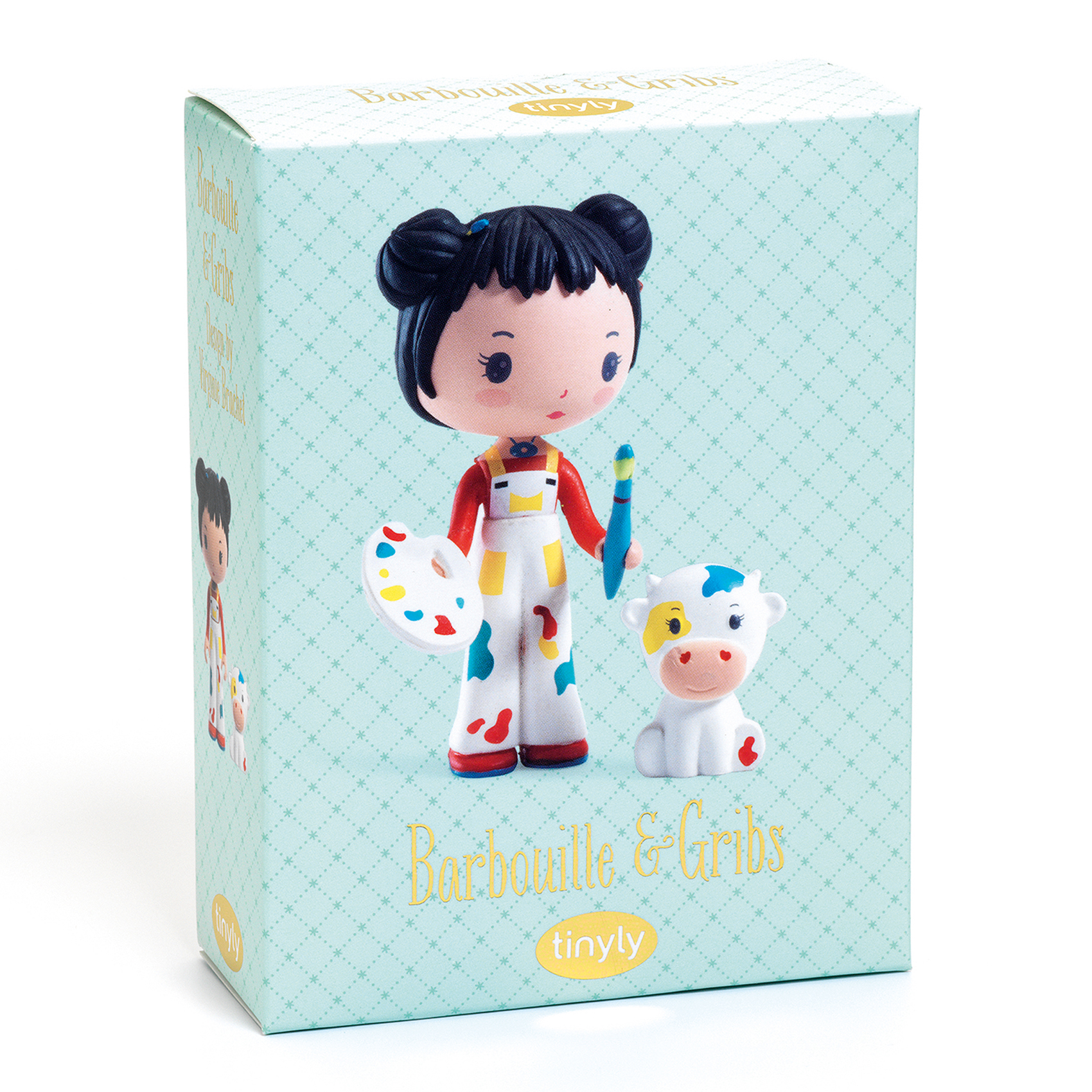 Djeco Tinyly Barbouille e Gribs figura vinile snodata